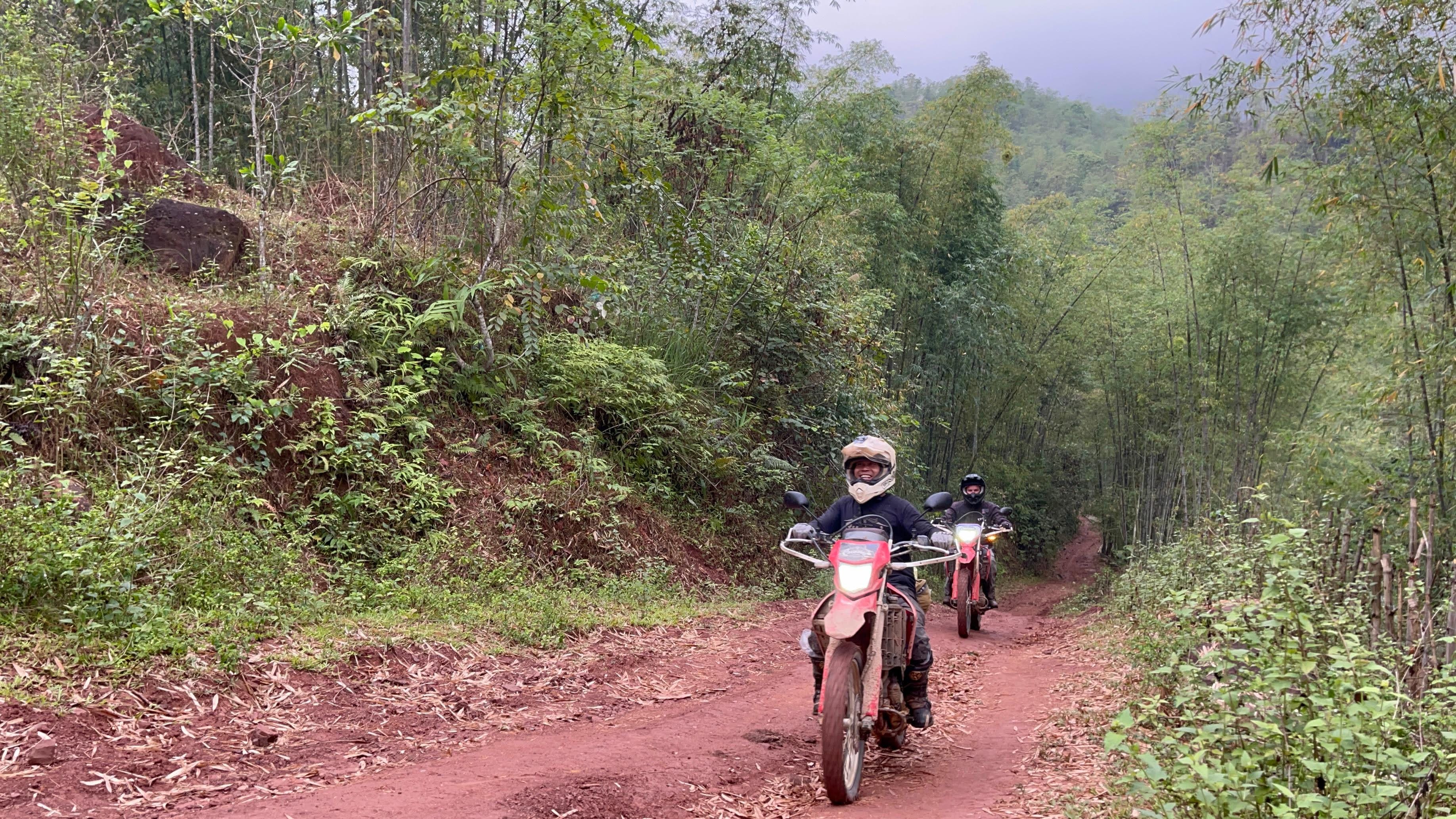 CF Moto Ibex 450 campsite